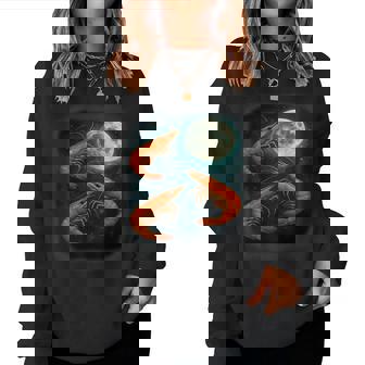 Crevettes Hurlant À La Lune Crevettes Drôles S Homme Sweat-shirt pour femme - Cadeauxyz