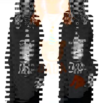 Dada Teddy Bear 1St Birthday Boy Girl Family Matching Party Women Sweatshirt - Thegiftio