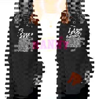 Dance Nanny Leopard Dancing Nanny Mother's Day Women Sweatshirt - Thegiftio