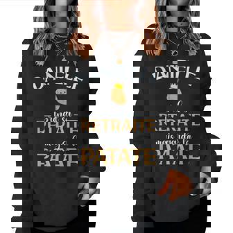 Danielle Retraite Idee Cadeau Pot De Depart Sweat-shirt pour femme - Cadeauxyz