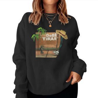 Debi Frog Tirar Mas Fotos Retro 2025 For Women Women Sweatshirt - Thegiftio UK