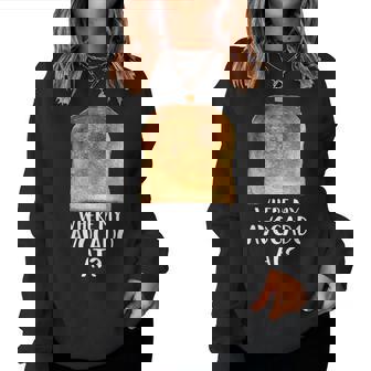 Delicioso Pan Tostado Disfrazegetariano Regalo De Broma De Navidad Sudadera Mujer - Regaloses