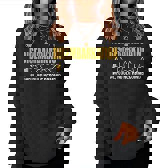 Desembarkation Awful No Recomendaría Broma Deiaje En Barco Sudadera Mujer - Regaloses