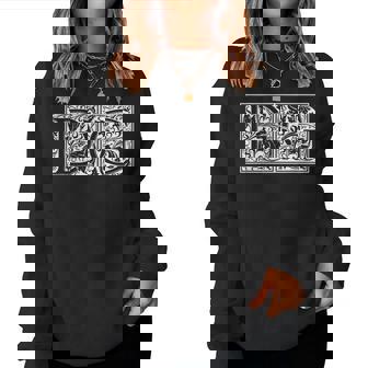 Dg Initials D G Nameurname Onomastics Onomatology レディーススウェットシャツ - Kawaiitshirt