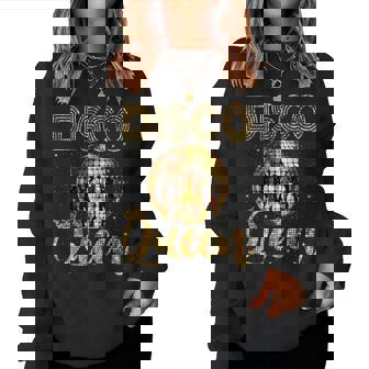 Disco Queen 70'S Disco Themed Vintage Seventies Costume Women Sweatshirt - Thegiftio UK
