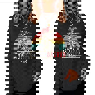 Divertido Mamasaurus T Rex Dinosaurio Mamaaurus Family Sudadera Mujer - Regaloses