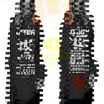 Divertido Regalo 42 Cumpleaños Hombre Level 42 Sudadera Mujer - Regaloses
