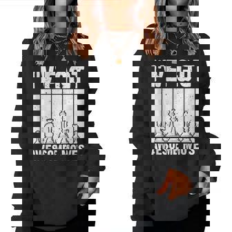 Divertido Regalo De Ajedrez Para Jugadores De Ajedrez Hombres Es Niños Amantes Del Ajedrez In Mangas Sudadera Mujer - Regaloses