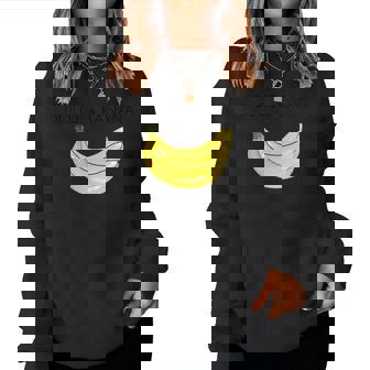 Dolce And Banana 面白いバナナ フルーツデザイン レディーススウェットシャツ - Kawaiitshirt