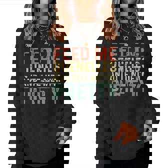Donne-Moi Des Quenelles Et Dis-Moi Que Je Suis Jolie French Quenelle Sweat-shirt pour femme - Cadeauxyz