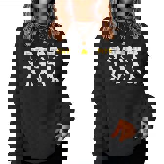 Eat-Pitt Sarcastic Humorous Women Sweatshirt | Mazezy