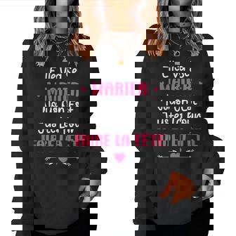 Enterrement Deie De Jeune Fille Evjf Elleae Marier Sweat-shirt pour femme - Cadeauxyz