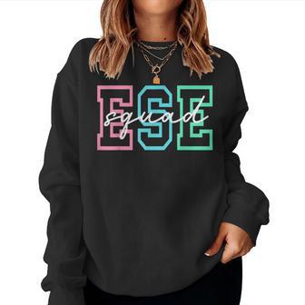 Ese Squad First Last Day Team Teacher Student Women Sweatshirt - Thegiftio UK