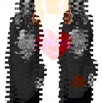 Esposa Mamá Es Y Corazón Con La Mejor Mamá De Todos Los Tiempos In Mangas Sudadera Mujer - Regaloses