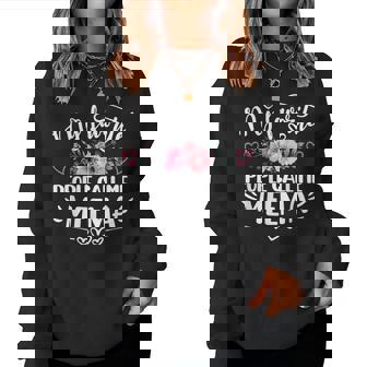 My Favorite People Call Me Meema Mother's Day Women Sweatshirt - Thegiftio UK
