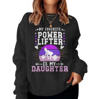 My Favorite Powerlifter Mom Powerlifting Mom Women Sweatshirt - Thegiftio UK