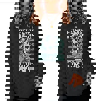 Feeling Dope Bunny 420 Day Vintage Weed Magic Mushroom Women Sweatshirt - Monsterry