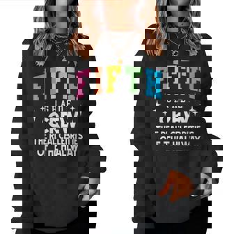 Fifth 5Th Grade Crew Real Celebrities Of The Hallway Women Sweatshirt - Thegiftio