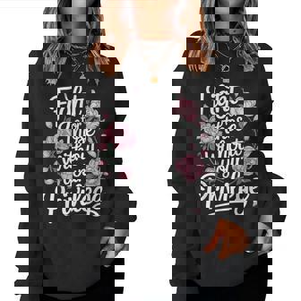 Fight For Those Without Your Privilege Resist Floral Women Sweatshirt - Thegiftio