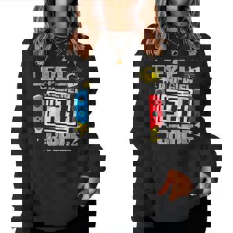 First Day Of 5Th Grade Level Unlocked Game Back To School Women Sweatshirt - Thegiftio