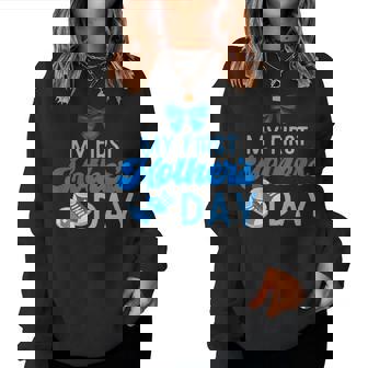 My First Pregnancy Announcement Mom Women Sweatshirt - Monsterry