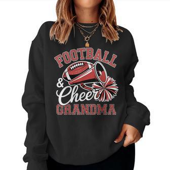 Football Cheer Grandma For Vintage Cheerleader Women Sweatshirt - Thegiftio UK