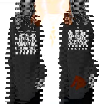 Football Mama Fall Lightning Bolt Football Mom Game Day Women Sweatshirt | Seseable CA