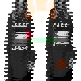 Free Palestine Free Gaza For Libertad Para Palestina Cuello Sudadera Mujer - Regaloses