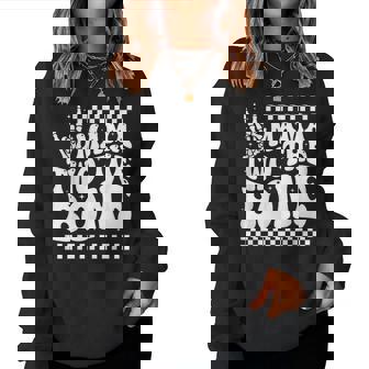 2Nd Birthday Boy Mama Of The Bad Two The Bone Family Women Sweatshirt | Seseable CA