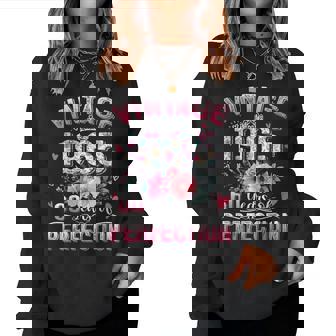 60Th B-Dayintage 1965 Floral 60 Years Of Perfection レディーススウェットシャツ - Kawaiitshirt