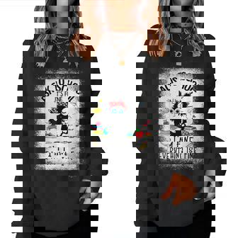 Back To School Teacher Happy First Day Of School Women Sweatshirt | Mazezy