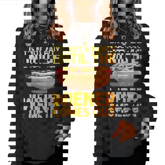 Hot Dog For Hotdog Stand Gag Hot Dog Women Sweatshirt - Monsterry