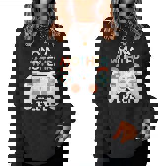 Gamer Mom Gaming On A Mother Level Up Game Women Sweatshirt | Mazezy