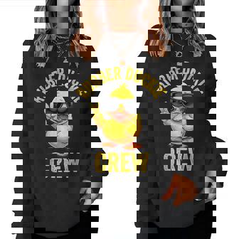 Rubber Duckie Crew Cruise Rubber Duck Women Sweatshirt - Monsterry