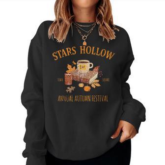 Stars Hollow Annual Autumn Festival Book Fall Bookish Women Sweatshirt - Thegiftio UK