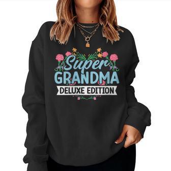 Super Grandma Deluxe Edition Mother's Day Women Sweatshirt | Mazezy