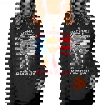 Trump Mother's Day Make Mother's Day Great Again Women Sweatshirt - Monsterry