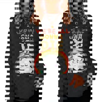 We're All Gonna Die Rainbow Cloudintage Sweat-shirt pour femme - Cadeauxyz