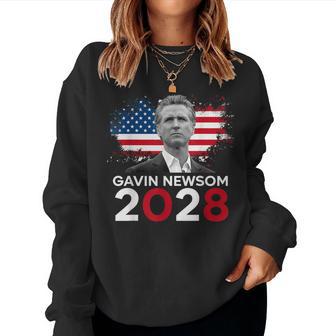 Gavin Newsom 2028 For President Election Campaign Women Women Sweatshirt - Thegiftio UK