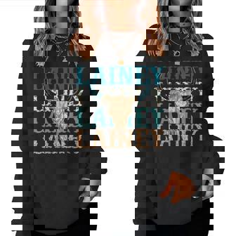 Girl Lainey Name Personalized Name Cowgirl Women Sweatshirt - Thegiftio