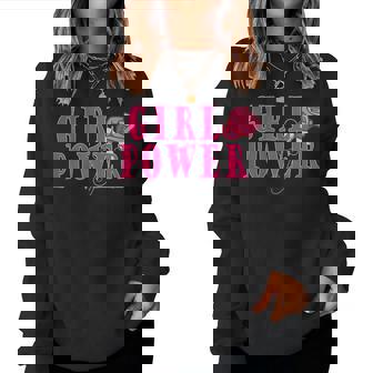 Girl Power Jolie Rose Féminine Égalité Féminine Sweat-shirt pour femme - Cadeauxyz