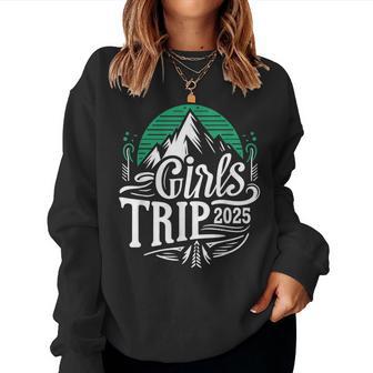Girls Trip 2025 Mountain Adventure Women Sweatshirt - Thegiftio UK