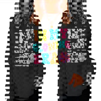 In My Glowing Era Groovy Colorful Bright Women Sweatshirt - Thegiftio