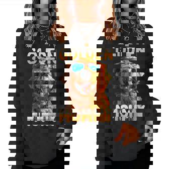 Golden Mommyゴールデン・ママ 母の日 ゴールデンレトリバー・ママ レディーススウェットシャツ - Kawaiitshirt