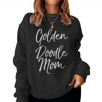 Goldendoodle Poodle Mother's Day Cute Golden Doodle Mom Women Sweatshirt - Thegiftio UK