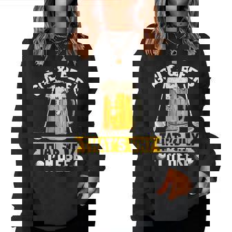 Golf And Beer That's Why I'm Here 面白いゴルファーの言葉 レディーススウェットシャツ - Kawaiitshirt