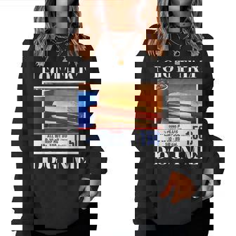 I Got That Dog In Me、 Hot Dog Meme レディーススウェットシャツ - Kawaiitshirt