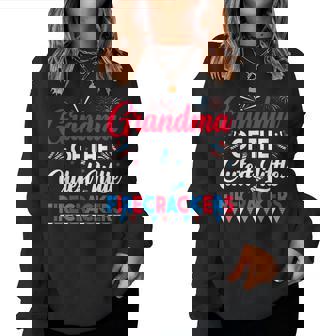 Grandma Of The Cutest Little Firecracker 4Th Of July Women Sweatshirt - Monsterry