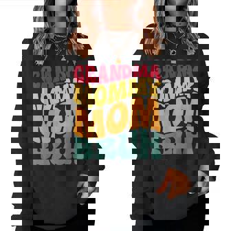 Grandma Mommy Mom Bruh Women Sweatshirt - Monsterry