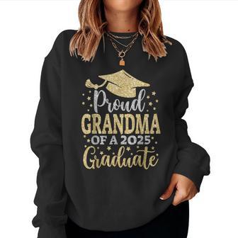 Grandma Senior 2025 Proud Grandma Of A Class Of 2025Graduate Women Sweatshirt - Thegiftio UK